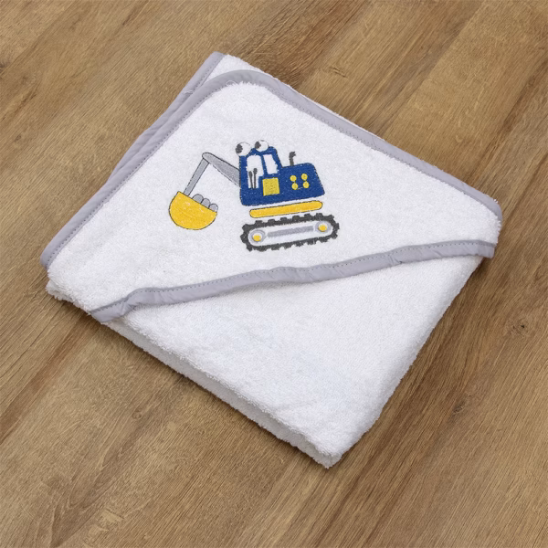 LINO Κάπα Βρεφική (75x75) Trattore Λευκό