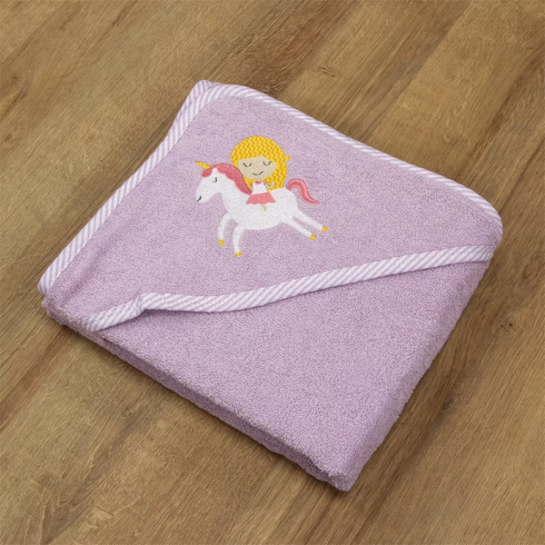 LINO Κάπα Βρεφική (75x75) Corno Λιλά