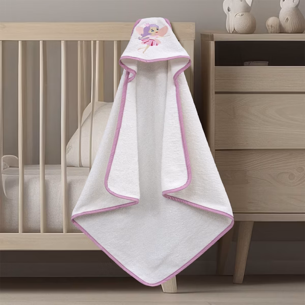 LINO Κάπα Βρεφική (75x75) Hada Λευκό