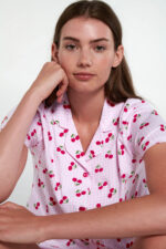 Εμπριμέ Κουμπωτή Πυτζάμα - Image 4