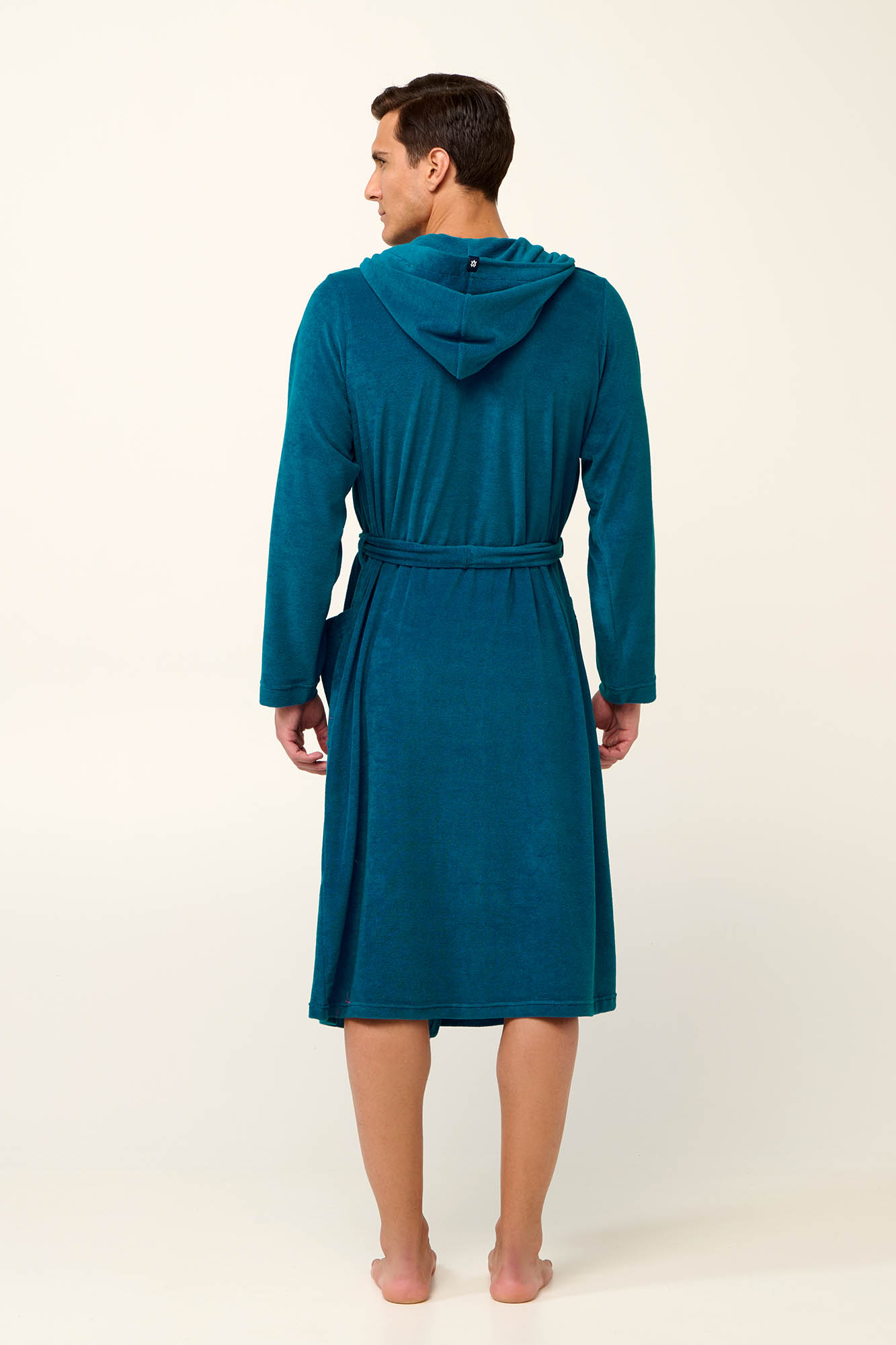 Μονόχρωμή Frottee Ανδρική Ρόμπα