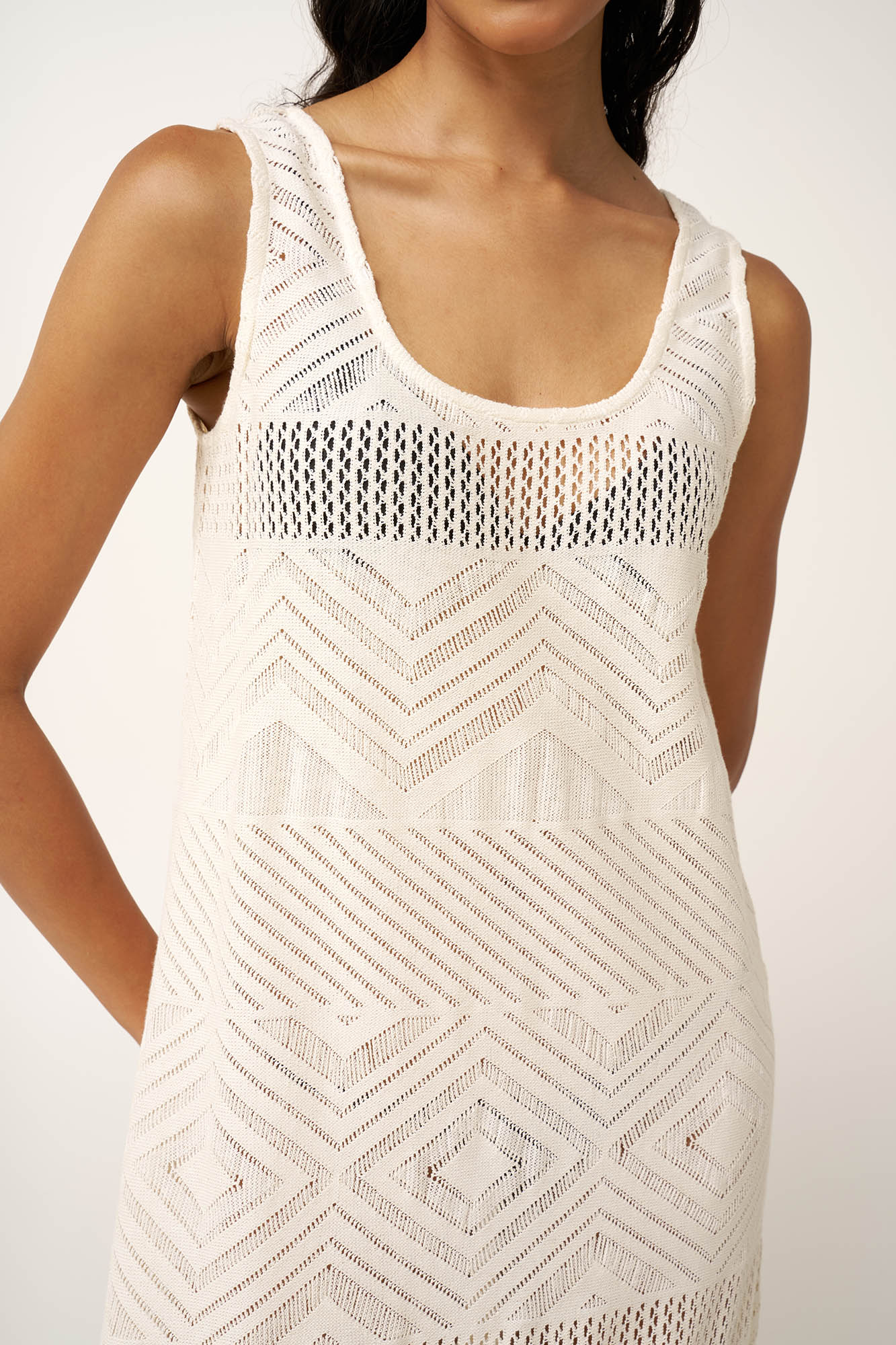 Maxri Jacquard Καλοκαιρινό Φόρεμα