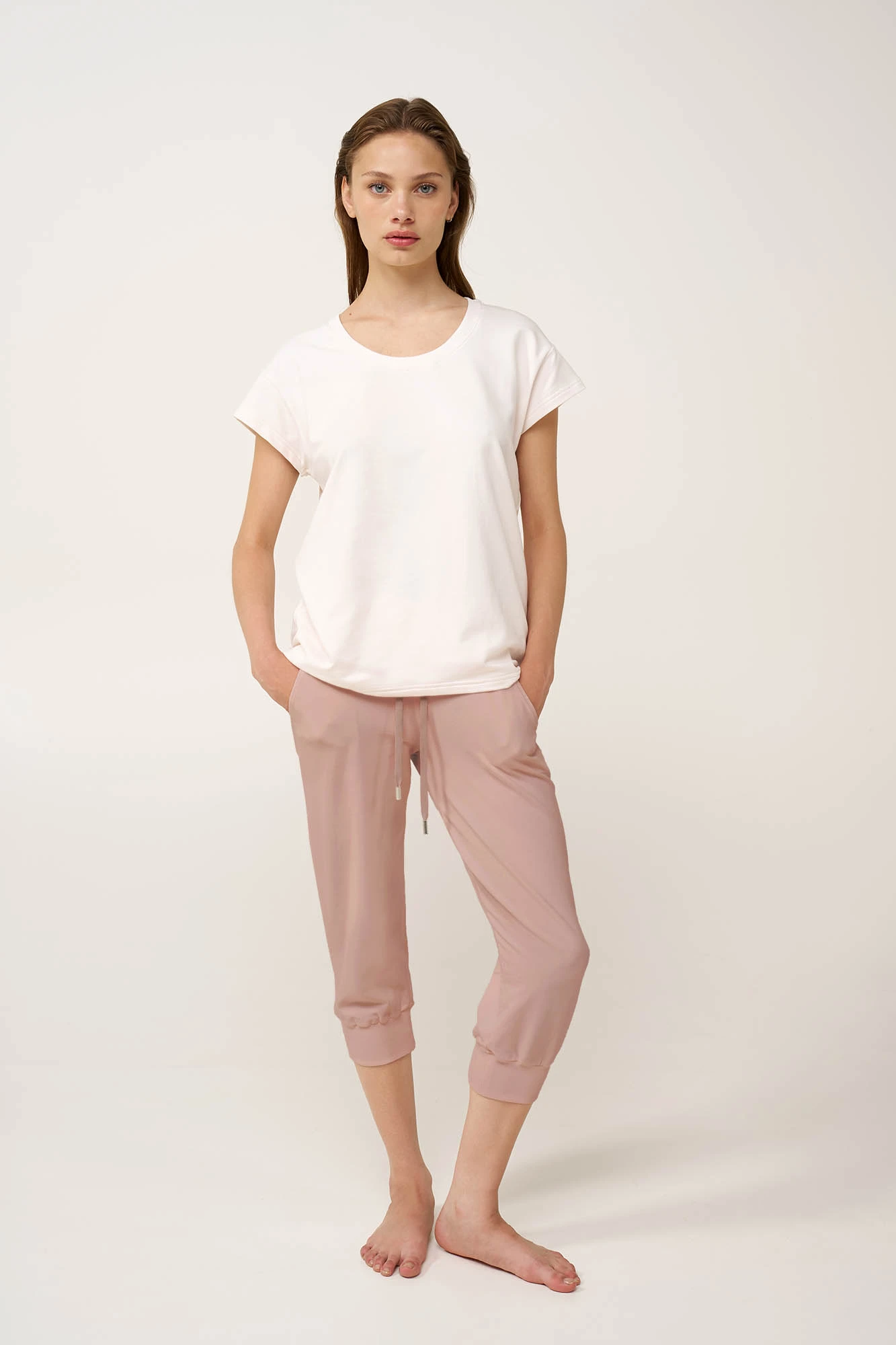 Βαμβακερό Γυναικείο Κάπρι Παντελόνι