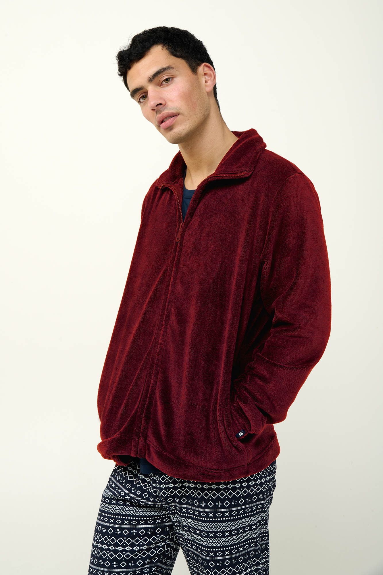 Ανδρικό Fleece Τζάκετ με Φερμουάρ