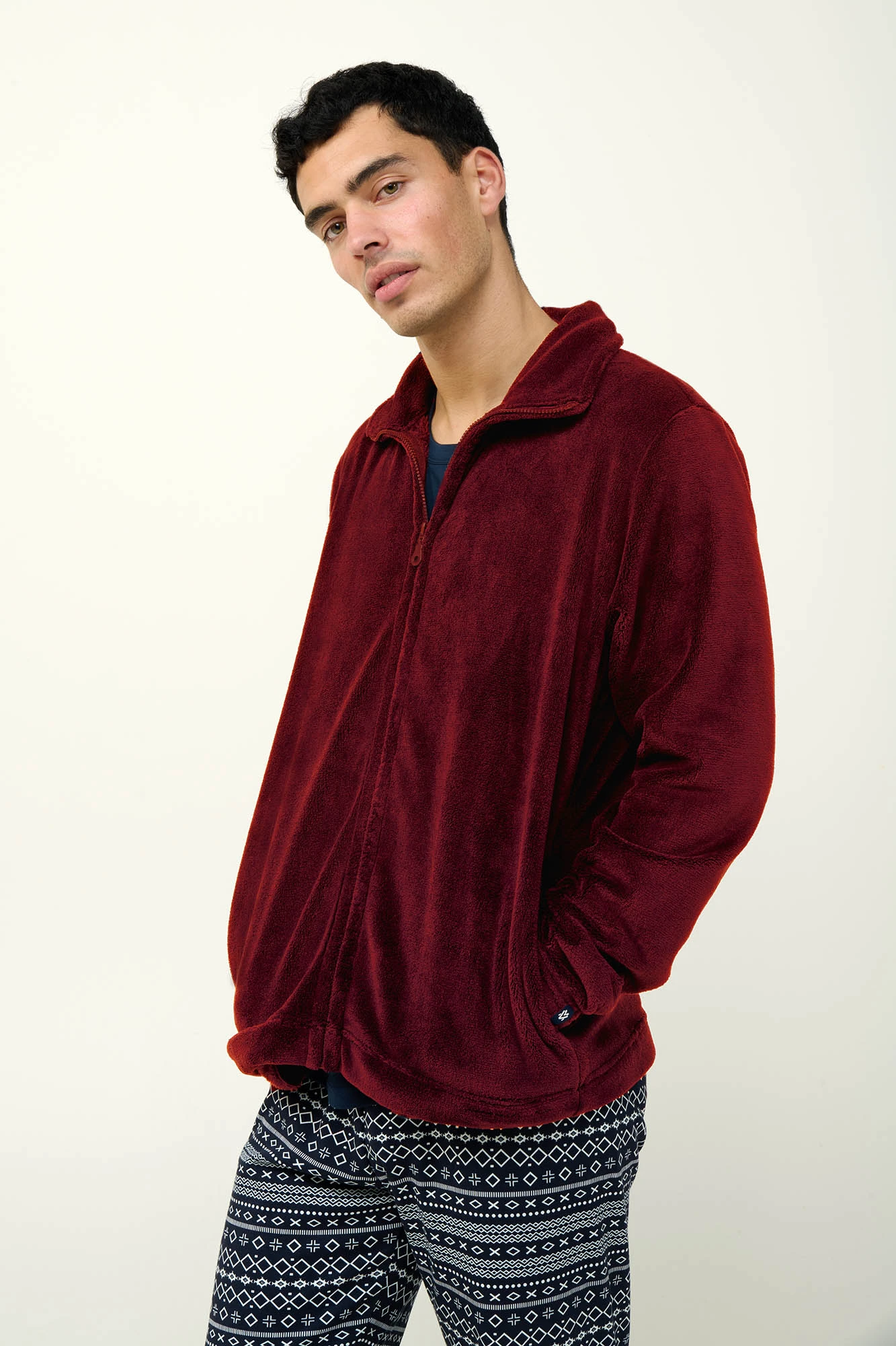 Ανδρικό Fleece Τζάκετ με Φερμουάρ