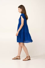 Μονόχρωμο Καλοκαιρινό Φόρεμα από Γάζα - Image 4