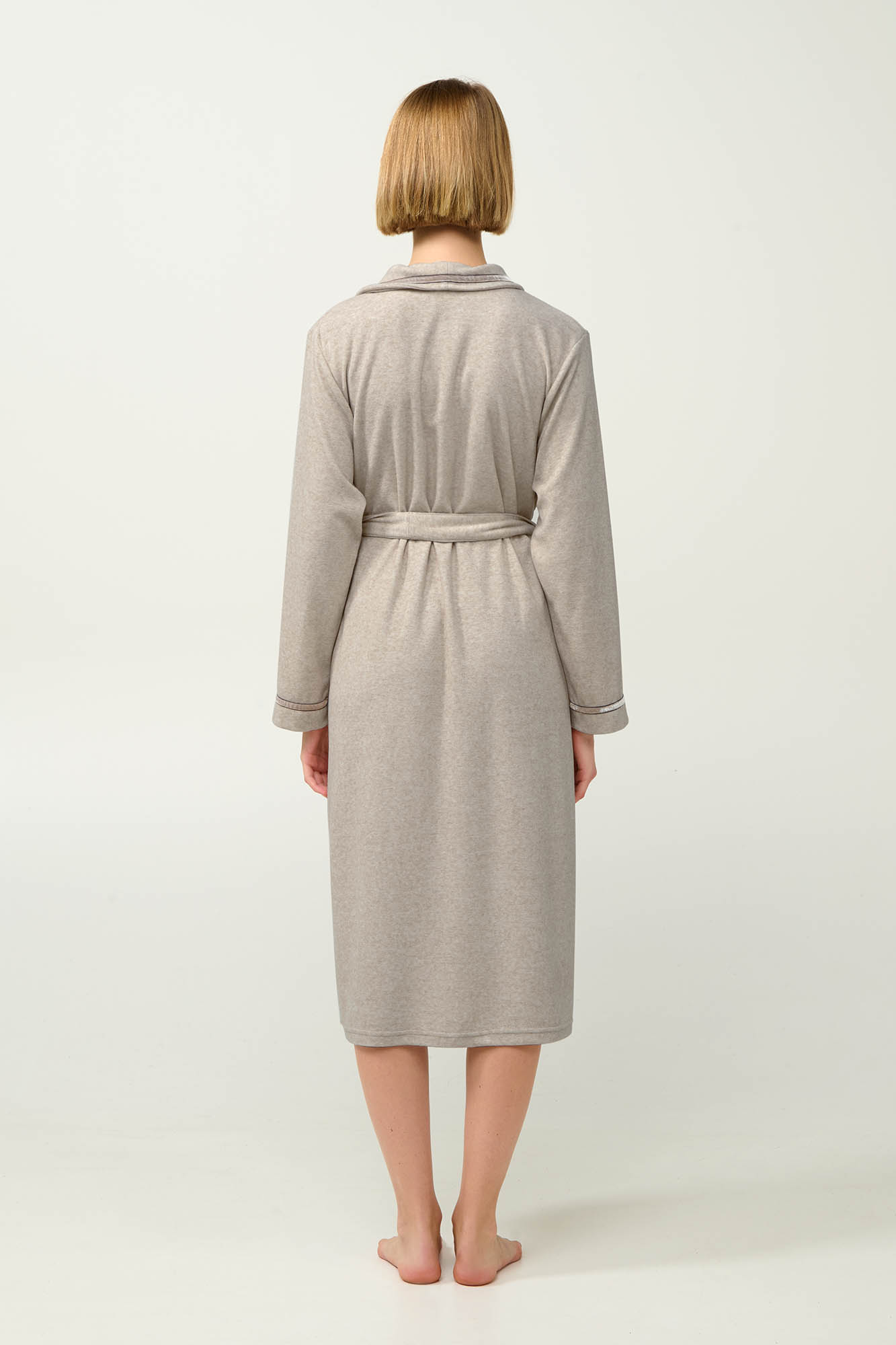 Γυναικεία Σταυρωτή Frottee Ρόμπα