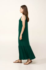 Μονόχρωμο Maxi Καλοκαιρινό Φόρεμα - Image 4