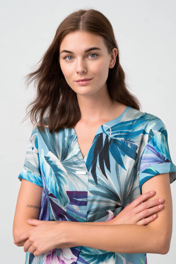 Φόρεμα με Κοντό Μανίκι