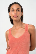 Μονόχρωμο Frotte Φόρεμα - Image 4