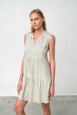 Αμάνικο Ριγέ Νυχτικό - Image 4