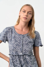 Κοντομάνικο Νυχτικό με Πατιλέτα - Image 4