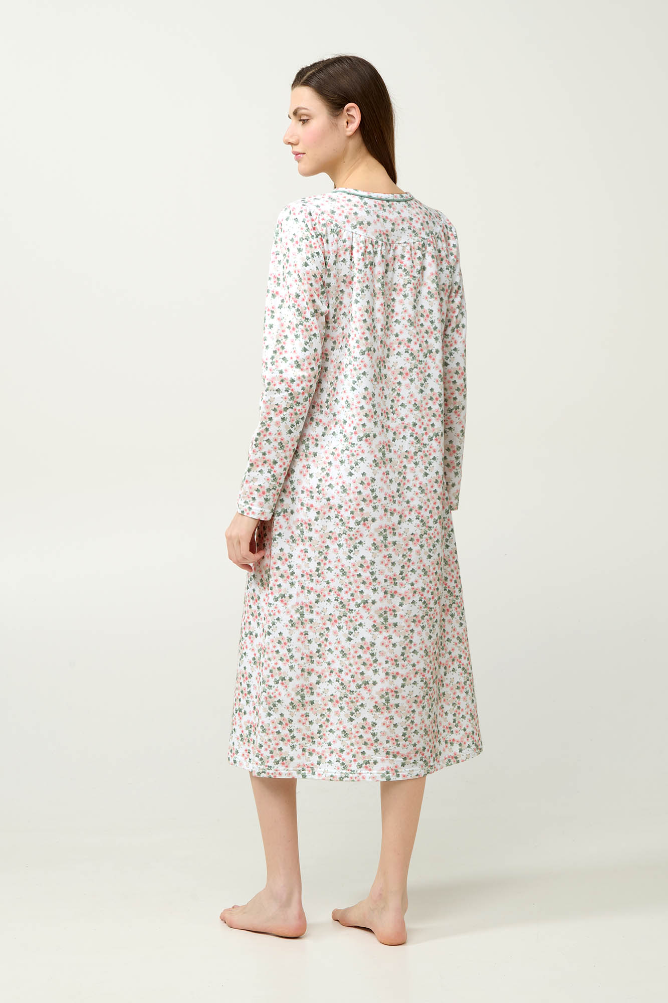 Γυναικείο Φούτερ Νυχτικό με Κουμπιά