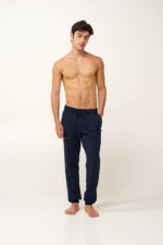 Βαμβακερό Ανδρικό Παντελόνι με Μανσέτες