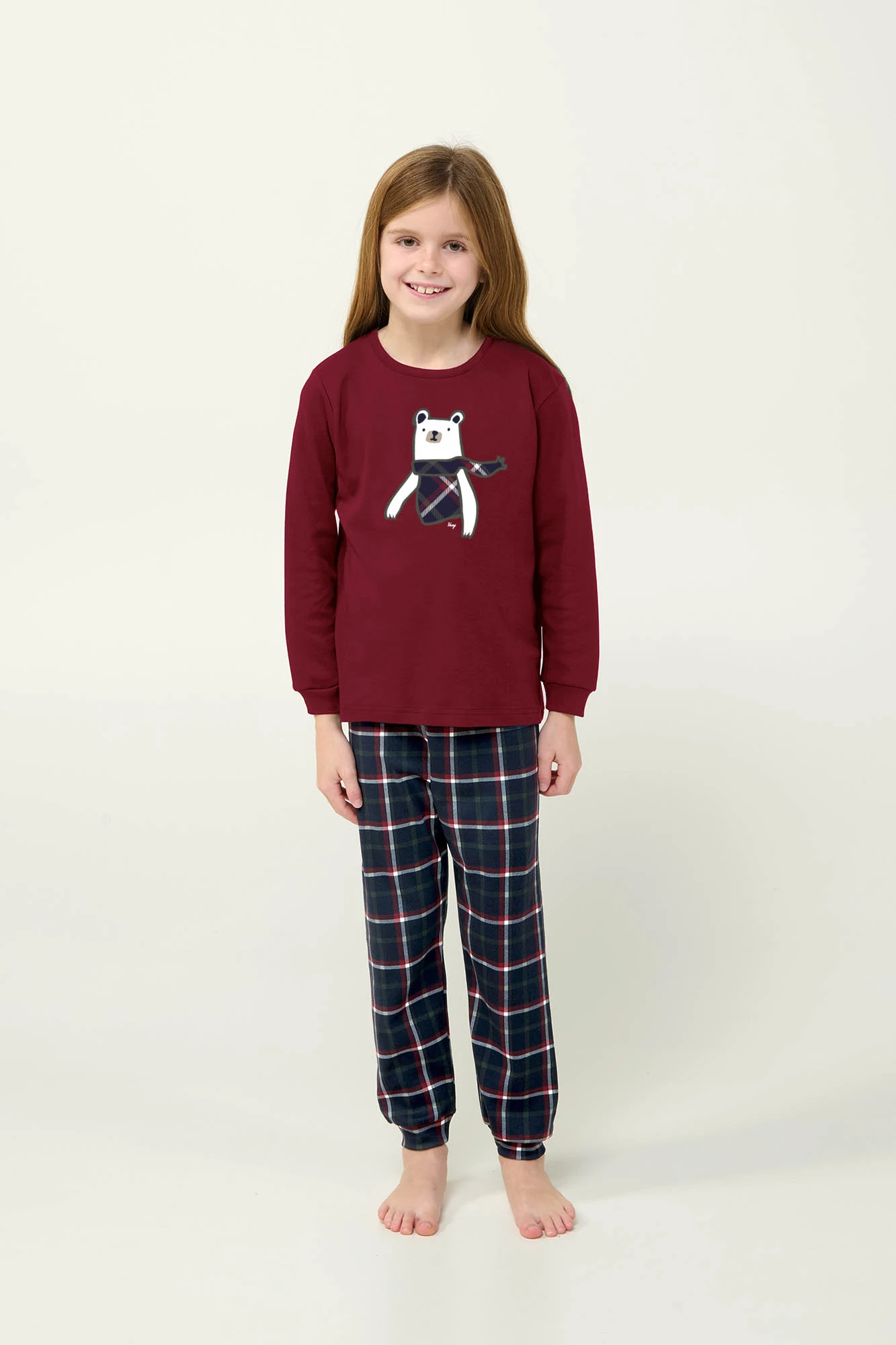 Παιδική Βαμβακερή Πυτζάμα με Μανσέτες