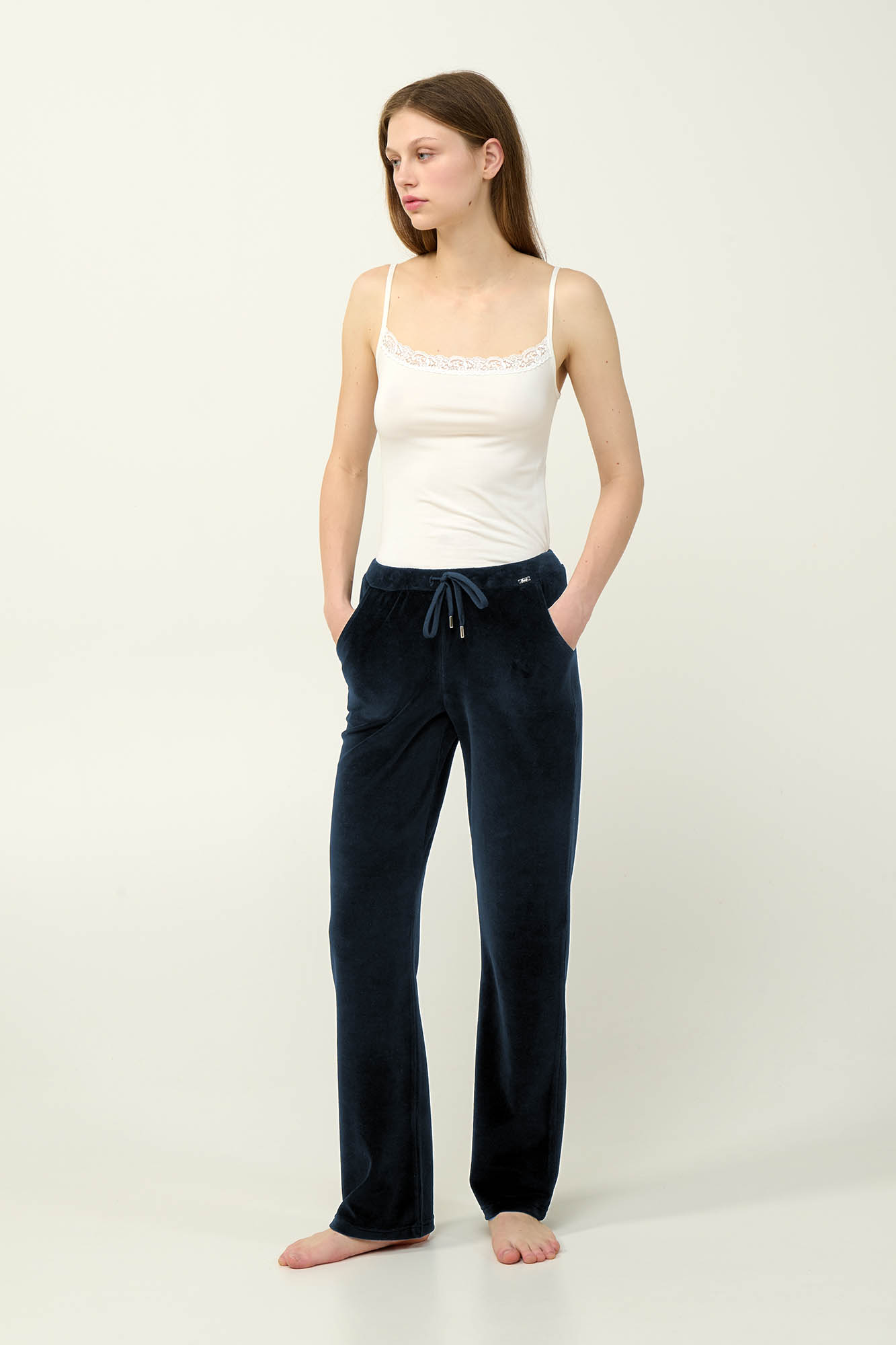 Χειμερινό Γυναικείο Velvet Παντελόνι