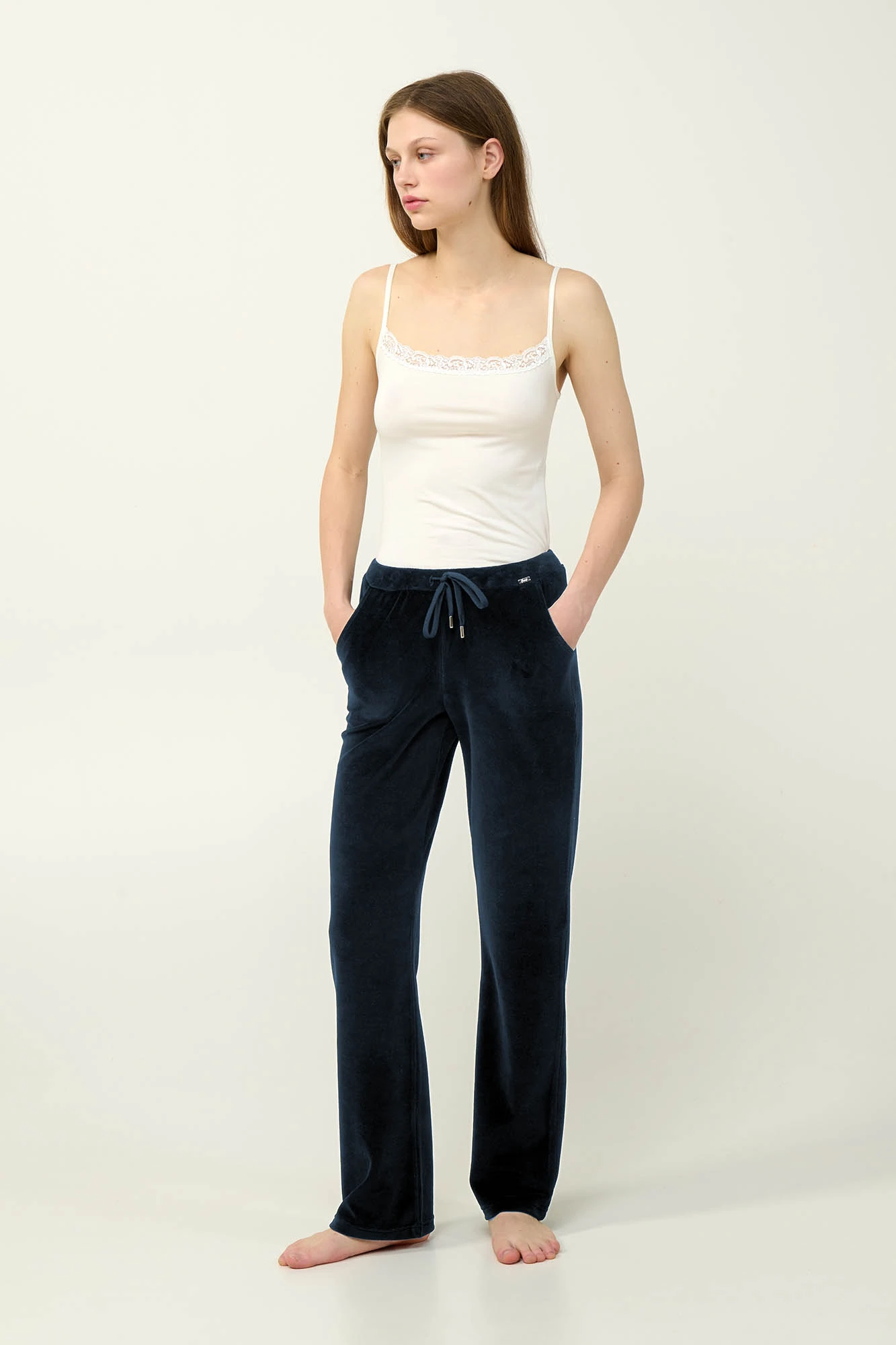 Χειμερινό Γυναικείο Velvet Παντελόνι