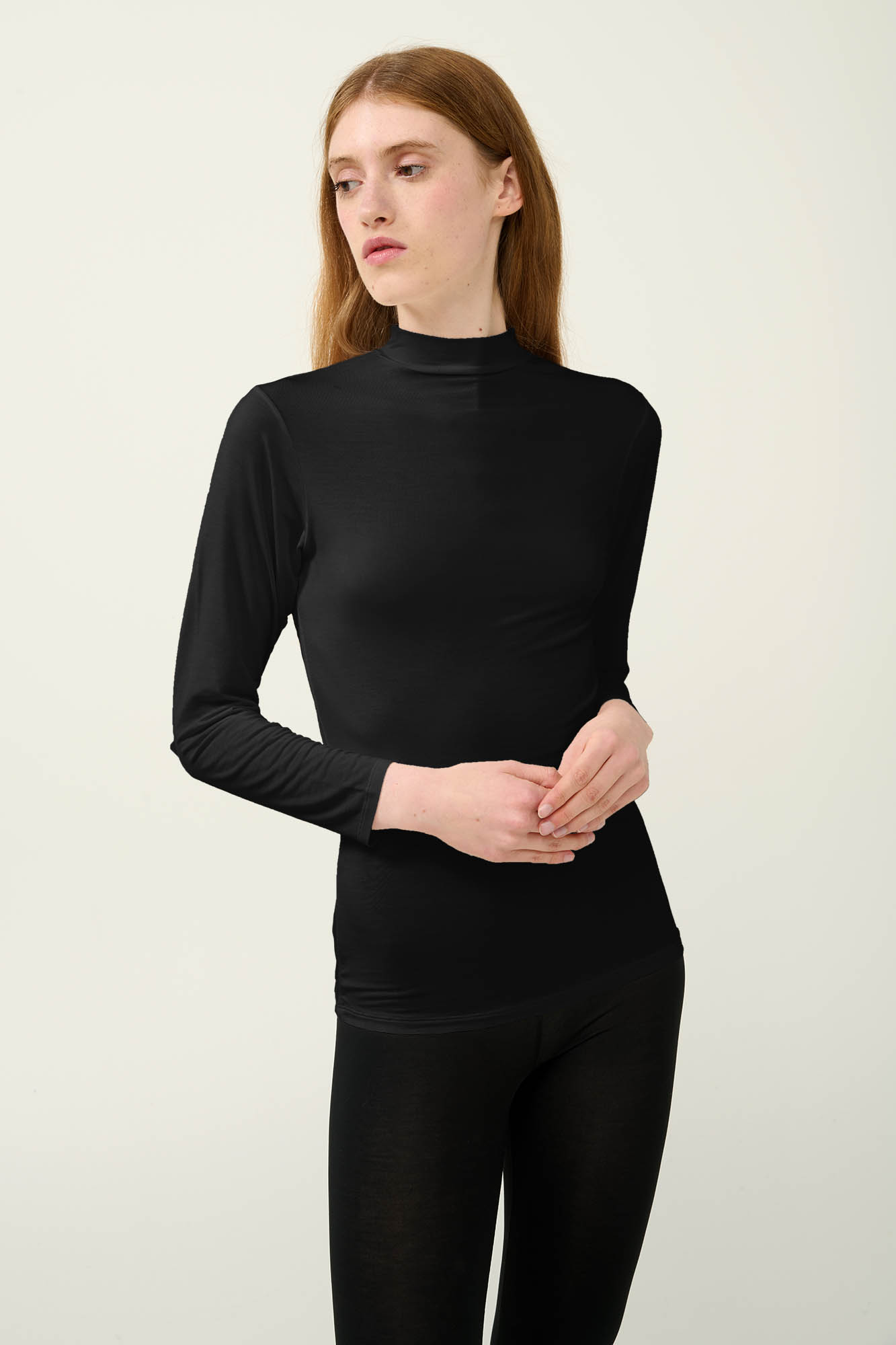 Γυναικείο Φανελάκι με Ψηλή Λαιμόκοψη