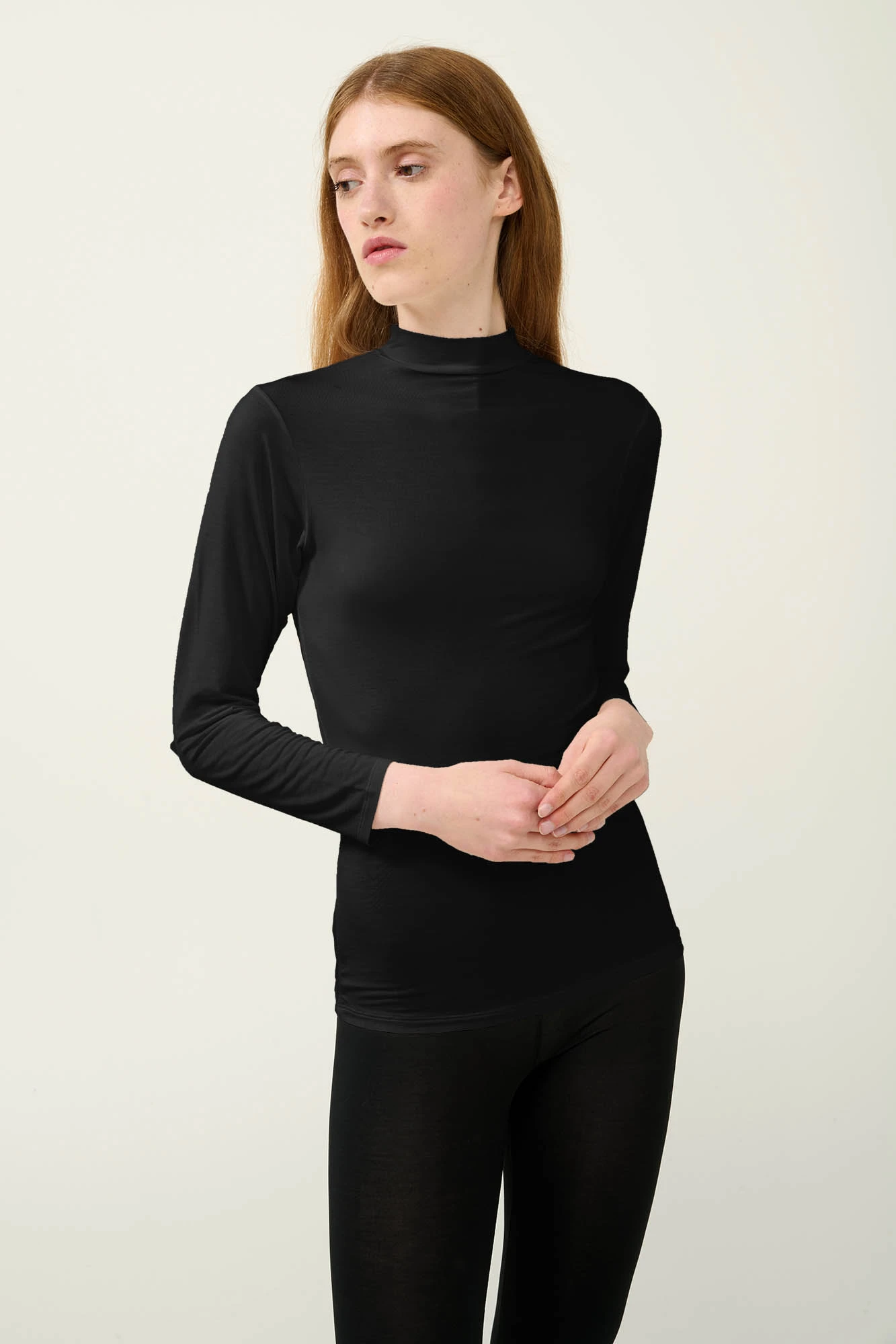 4_0933667291 Γυναικείο Φανελάκι με Ψηλή Λαιμόκοψη