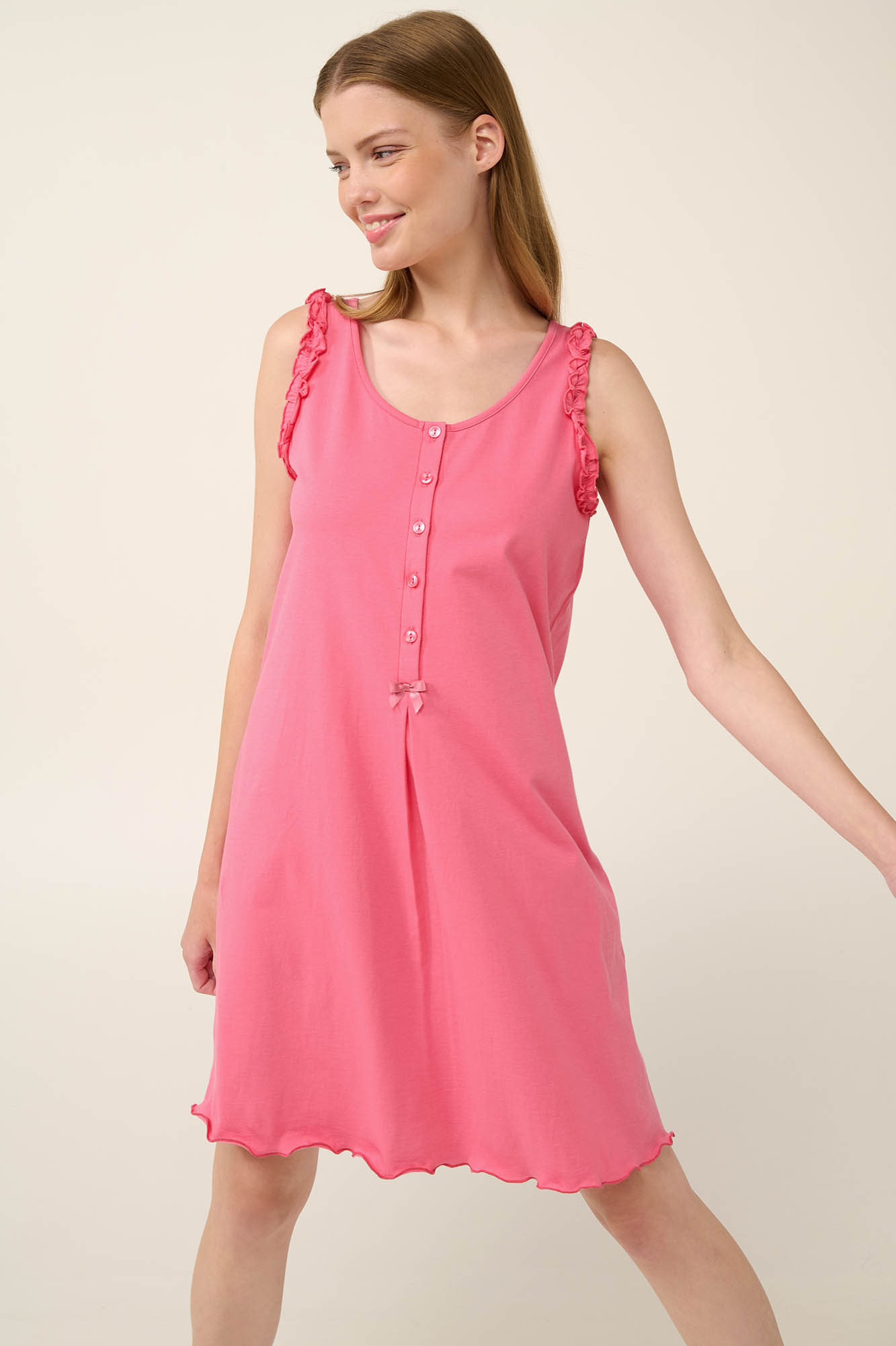 4_0949109171 Καλοκαιρινό Νυχτικό Εγκυμοσύνης και Θηλασμού