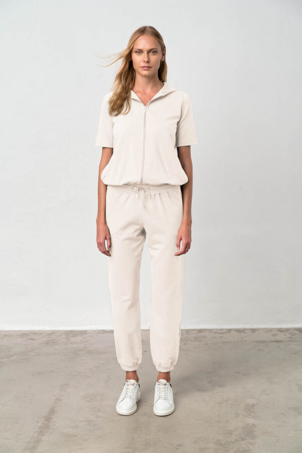 Μονόχρωμο Παντελόνι με Τσέπες