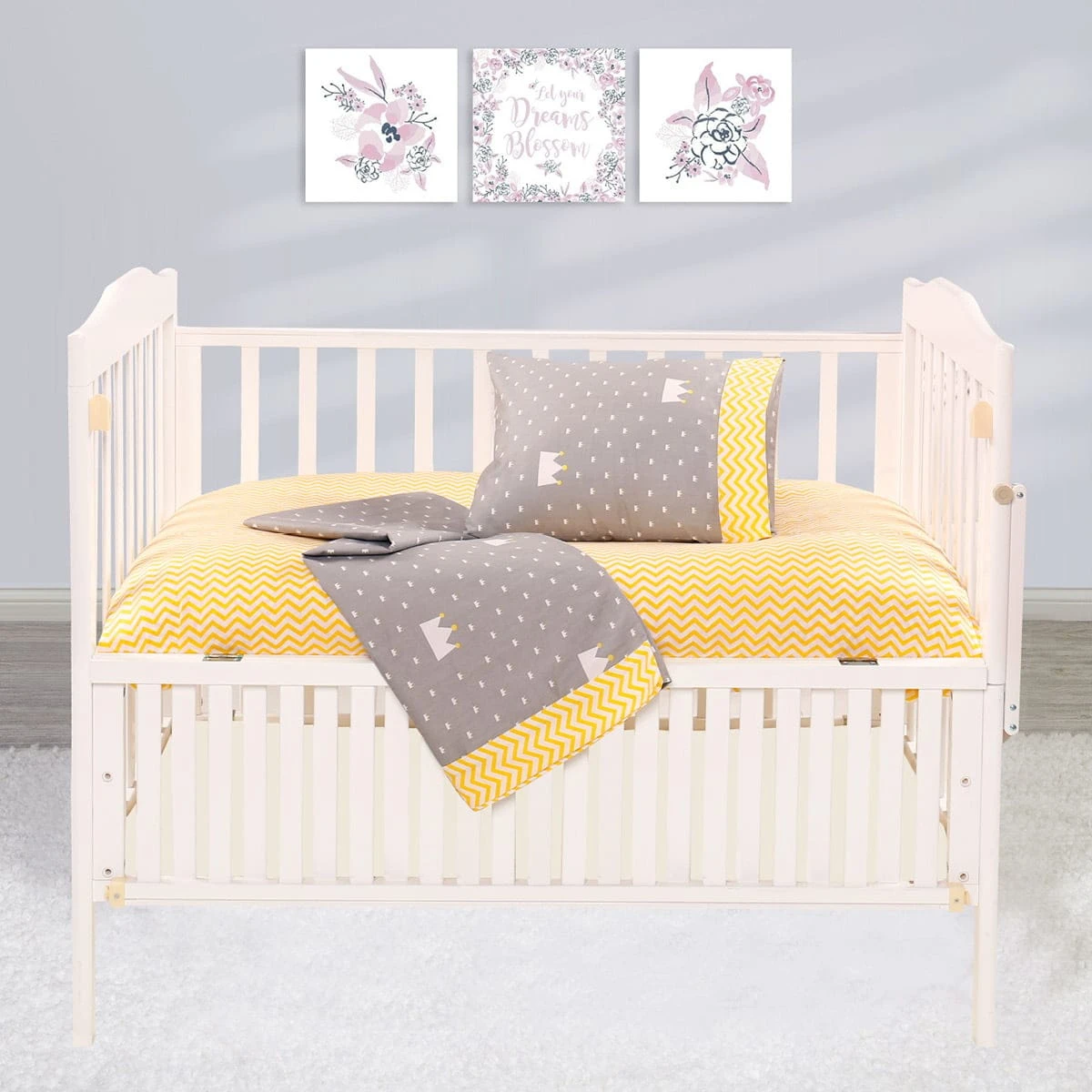 Beauty Home Σετ σεντόνια βρεφικά Art 5176 120x160 Κίτρινο