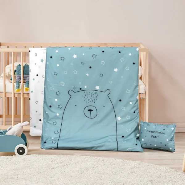 5185 Beauty Home Σετ σεντόνια βρεφικά Bear Art 5185 120x160 Εμπριμέ