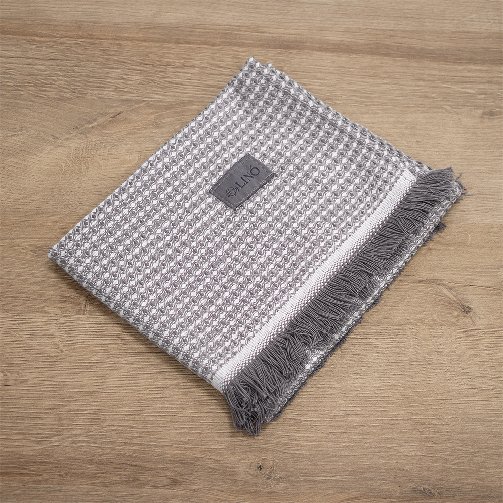 LINO Ποτηρόπανο (40x60) Niksi Γκρι