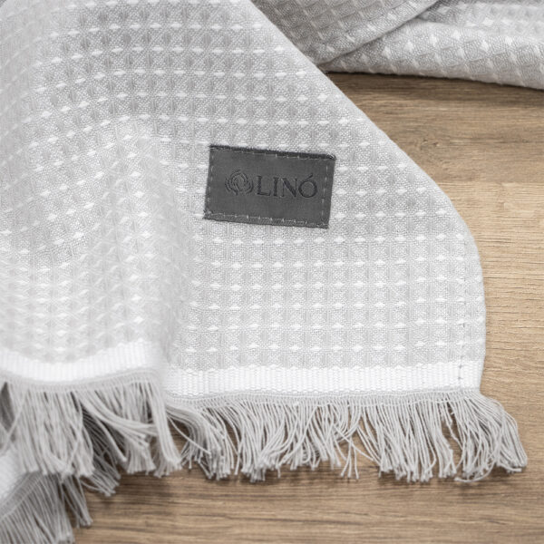 5200002148-b LINO Ποτηρόπανο (40x60) Niksi Ασημί