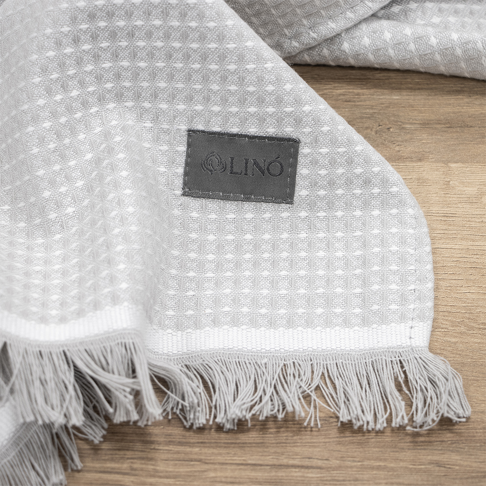 5200002148-b LINO Ποτηρόπανο (40x60) Niksi Ασημί