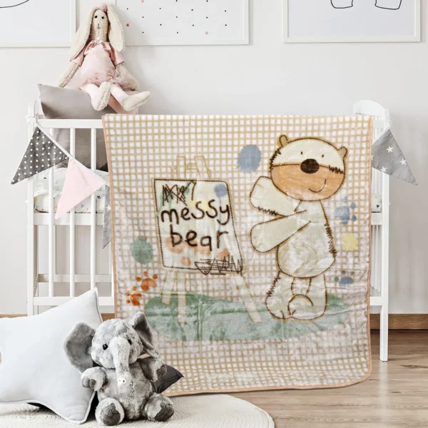 5257 Beauty Home Κουβέρτα βρεφική Art 5257 110x140 Μπεζ