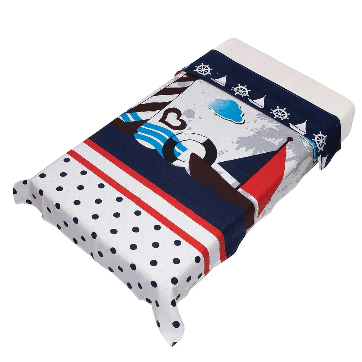 Beauty Home Πικέ βρεφική Art 5262 95x145 Μπλε