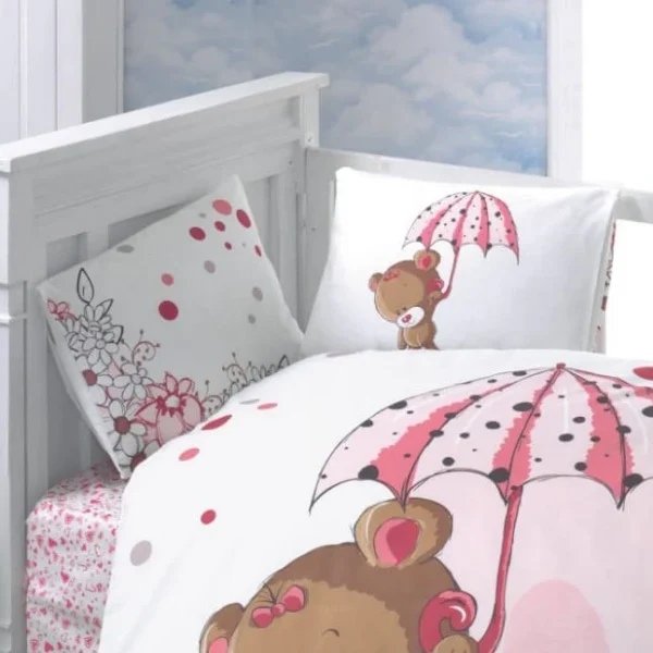 5602_pillowcases Beauty Home Ζεύγος μαξιλαροθήκες βρεφικές Art 5602 35x45 Ροζ