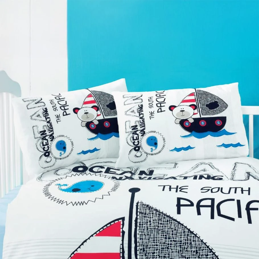 5606_pillowcases Beauty Home Ζεύγος μαξιλαροθήκες βρεφικές Art 5606 35x45 Μπλε