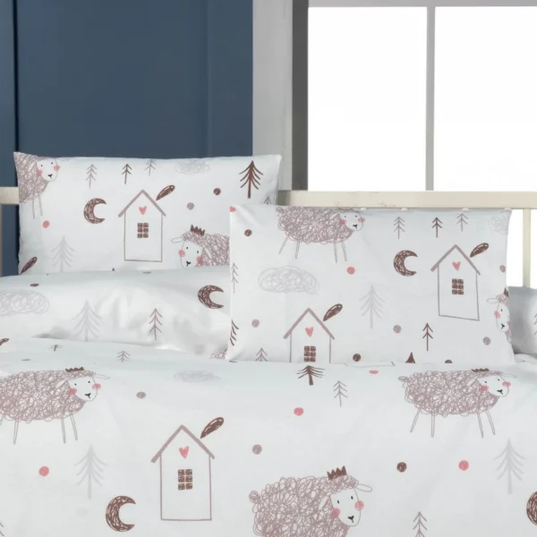 5608_pillowcases Beauty Home Ζεύγος μαξιλαροθήκες βρεφικές Art 5608 35x45 Σάπιο μήλο