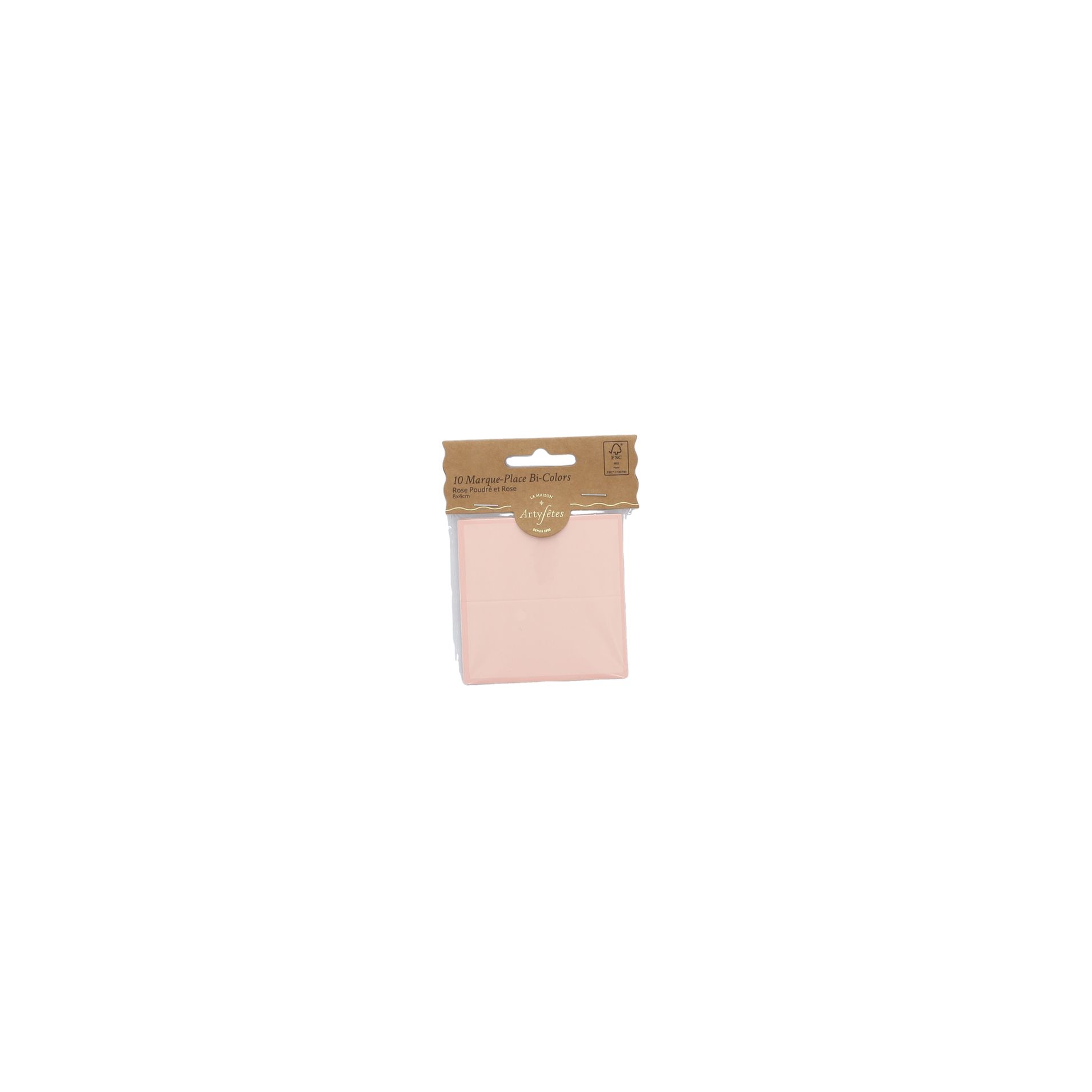 Beauty Home 10 χάρτινες ετικέτες θέσης – Ροζ 8 x 4 cm