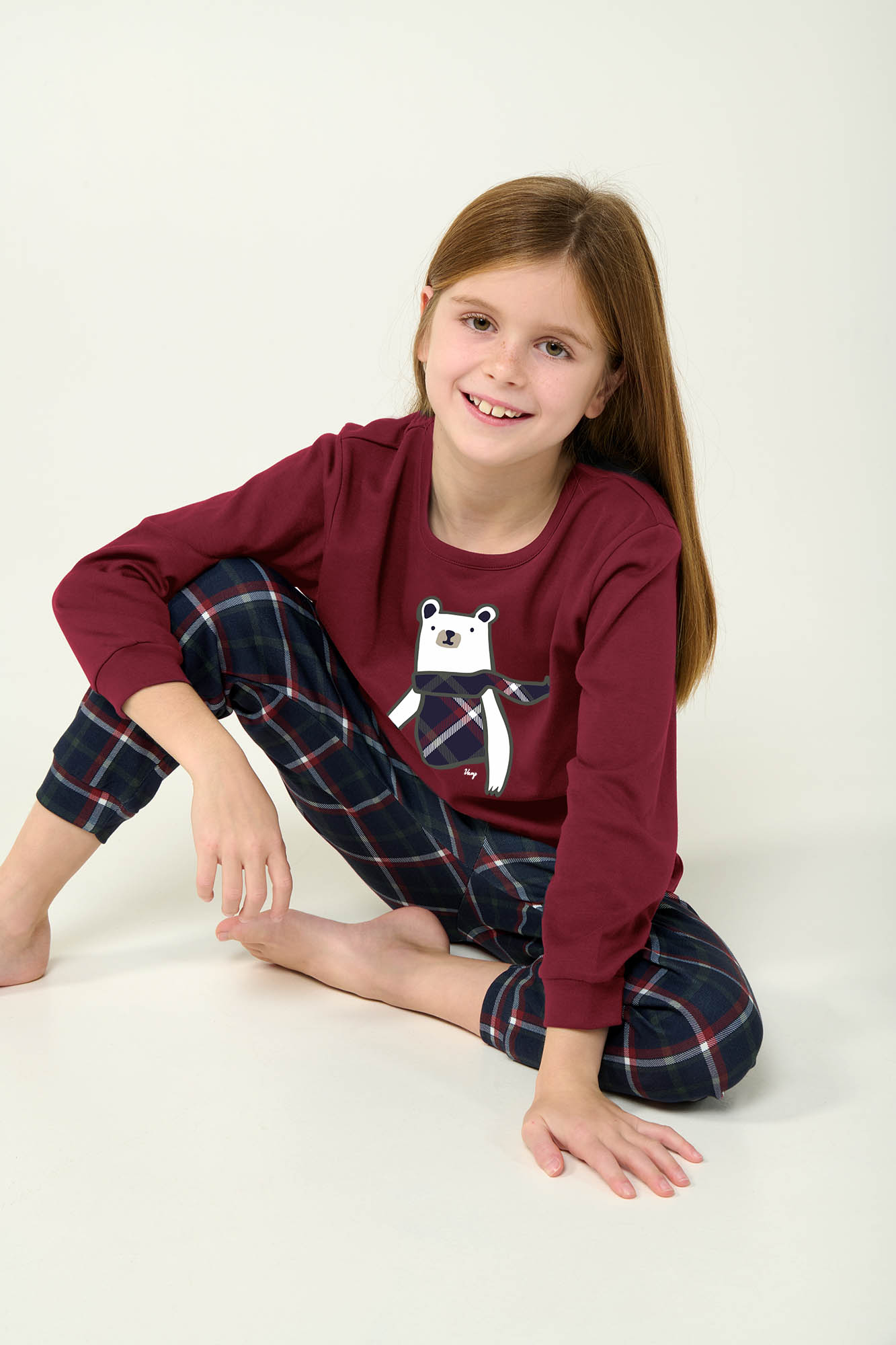 Παιδική Βαμβακερή Πυτζάμα με Μανσέτες