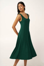 Καλοκαιρινό Αμάνικο Viscose Φόρεμα