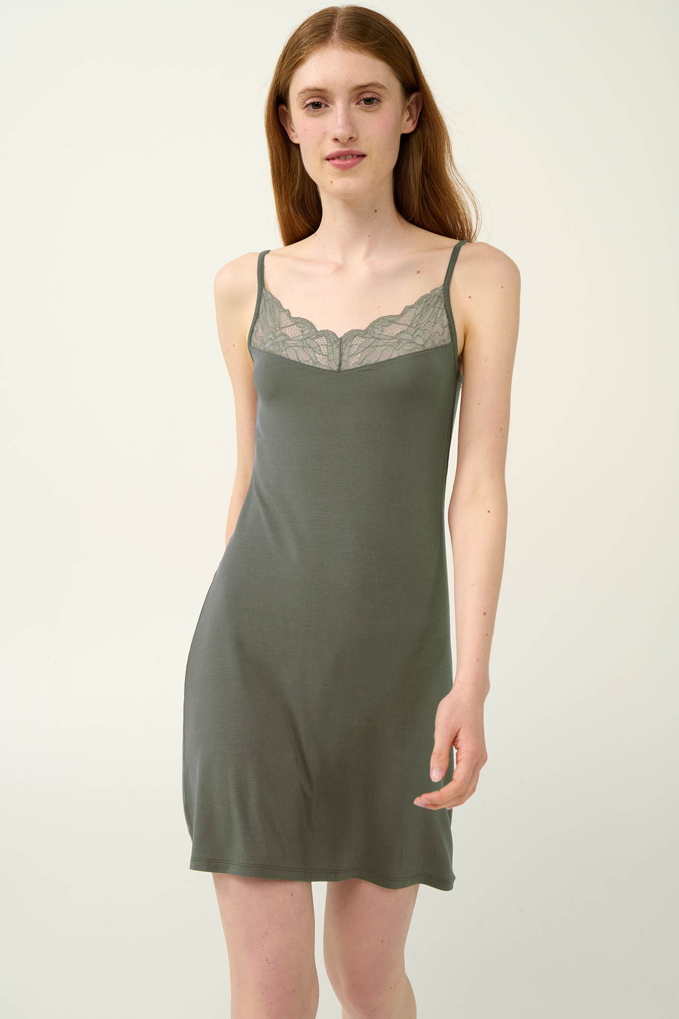 Micromodal Νυχτικό με Τιράντες