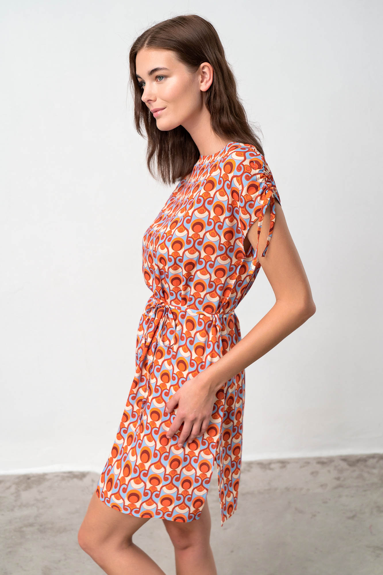 Φόρεμα με Κοντό Μανίκι