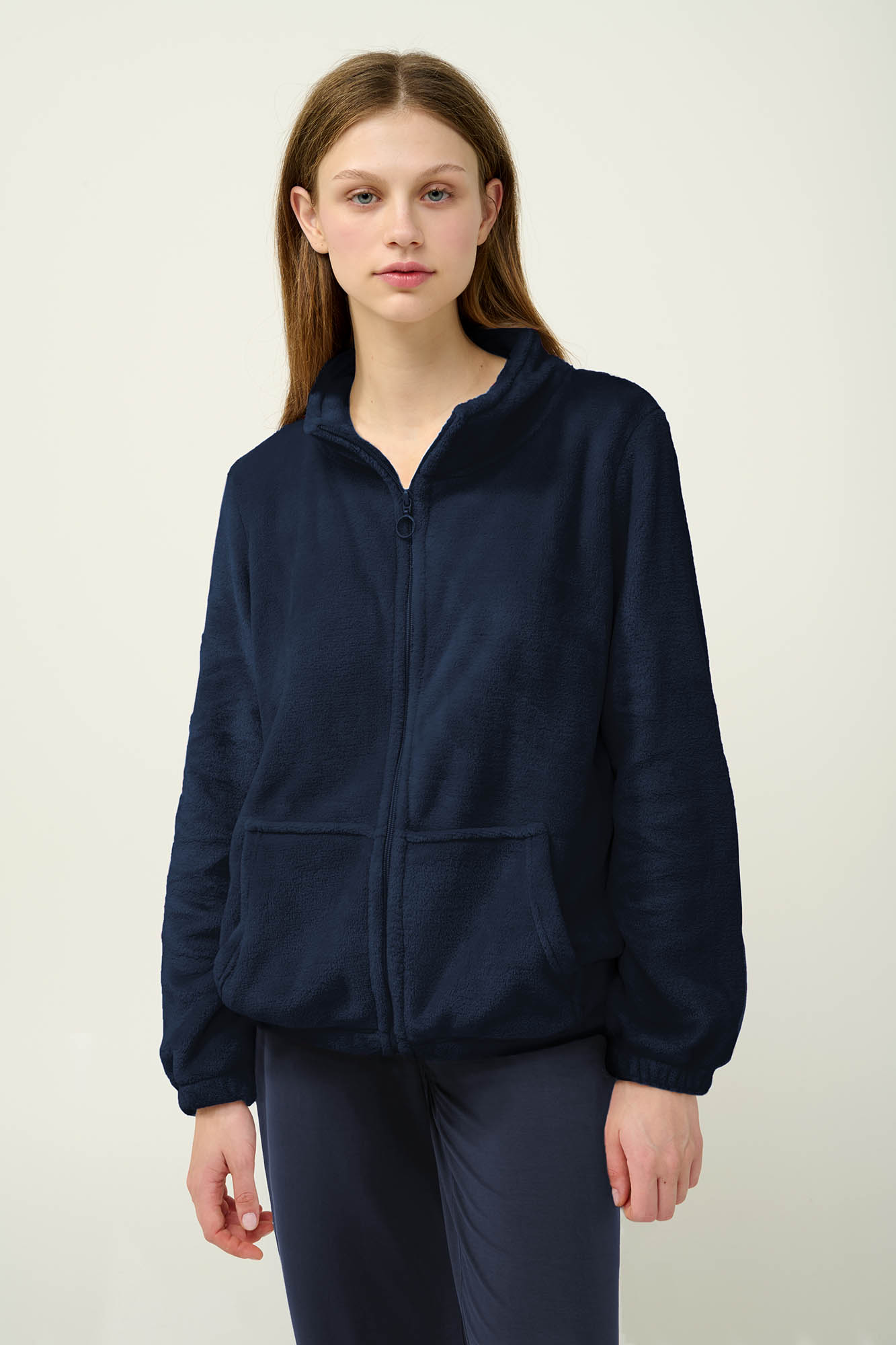 Γυναικεία Fleece Ζακέτα με Φερμουάρ