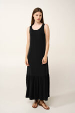 Μονόχρωμο Maxi Καλοκαιρινό Φόρεμα