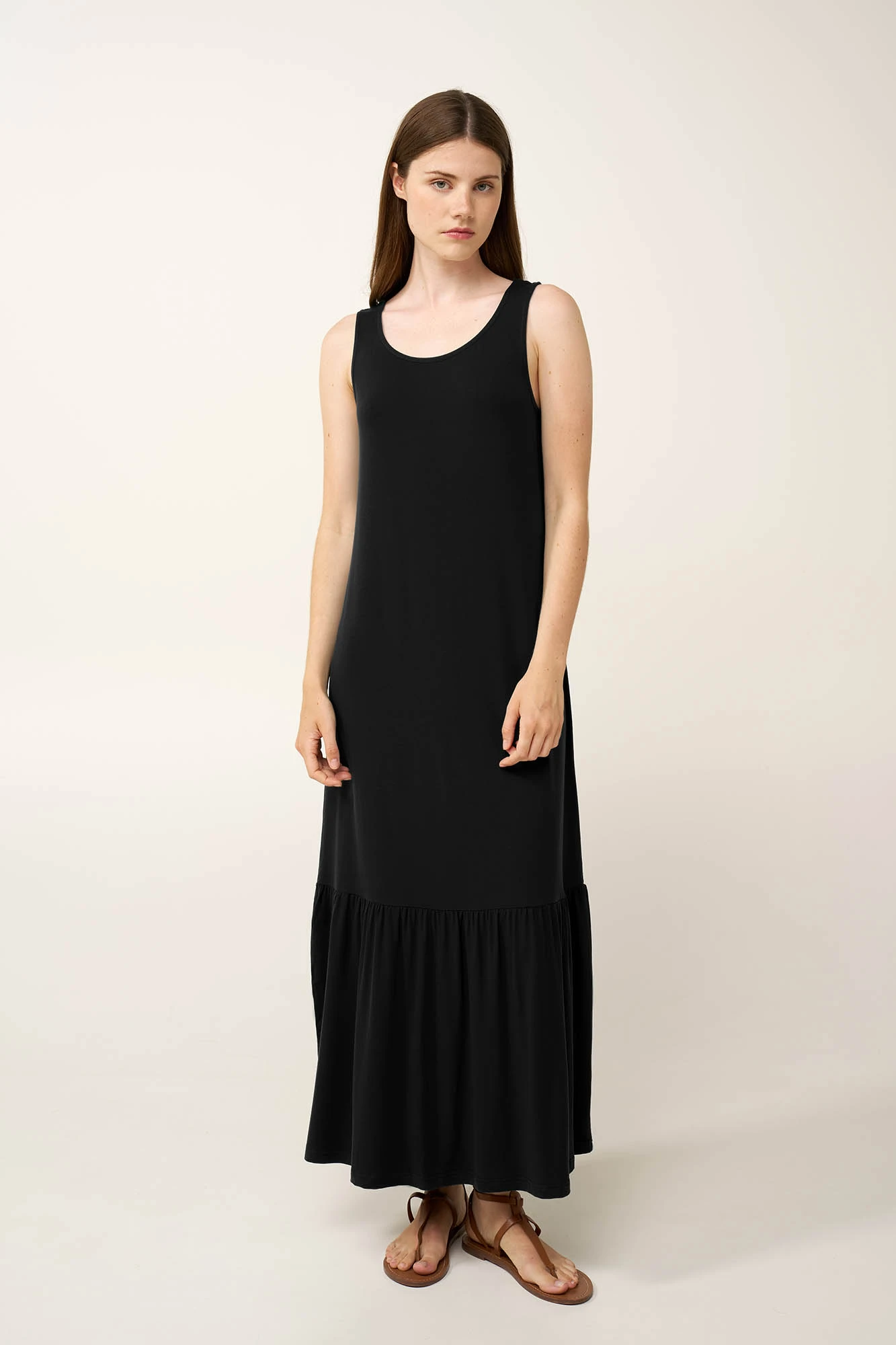 Μονόχρωμο Maxi Καλοκαιρινό Φόρεμα