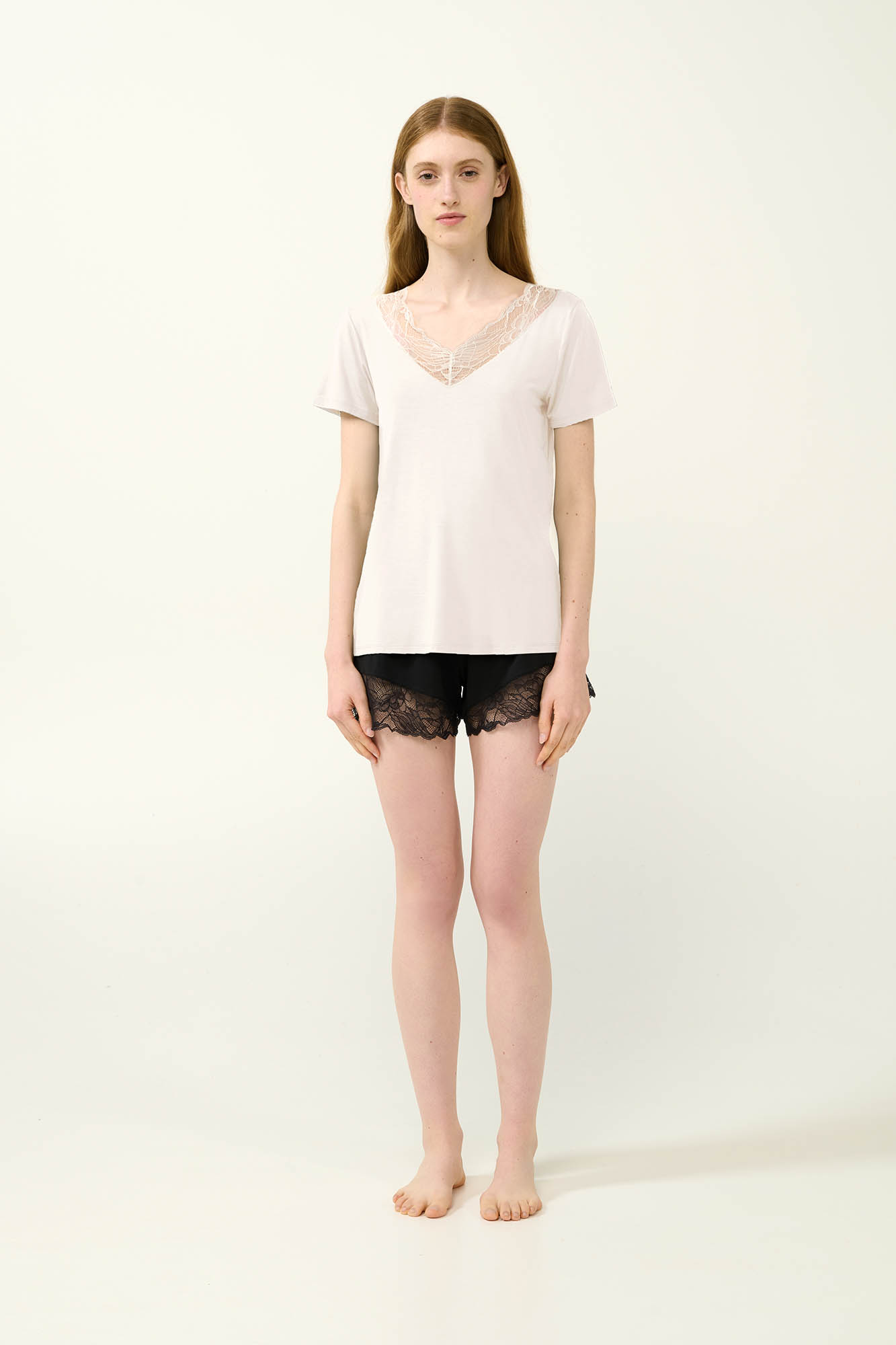 Γυναικείο Micromodal Φανελάκι με Δαντέλα