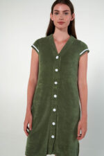 Μονόχρωμο Frottee Φόρεμα - Image 2