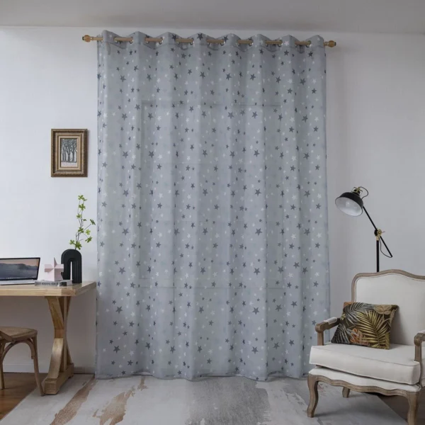 6121-a Beauty Home Κουρτίνα Art 6121 280x280 Γαλάζιο,Μπλε