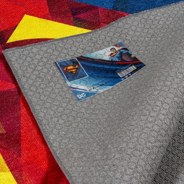 6187_Zoom2 Beauty Home Πατάκι Art 6187 Superman 55x85 Μπλε