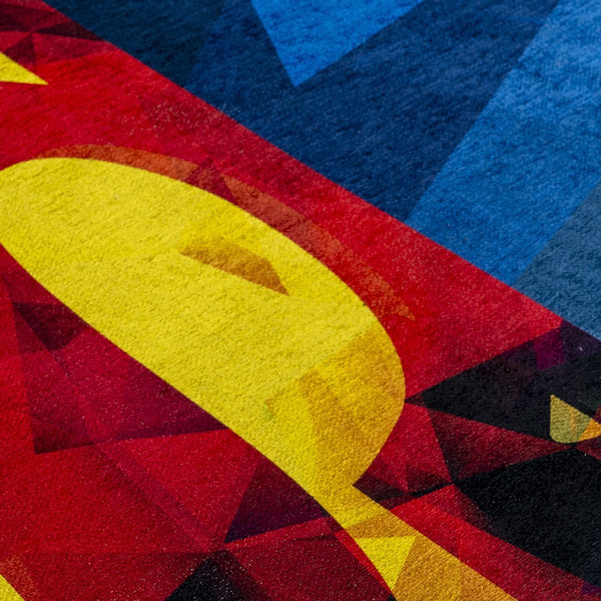 6187_zoom Beauty Home Πατάκι Art 6187 Superman 55x85 Μπλε
