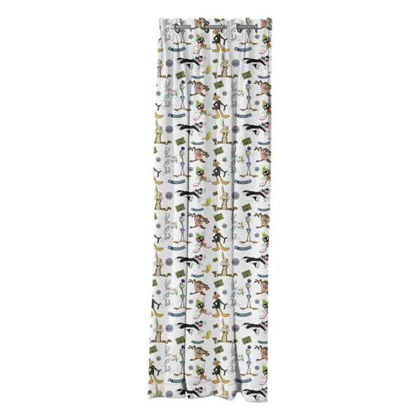 6188_curtain Beauty Home Κουρτίνα με 8 μεταλλικούς κρίκουςArt 6188 Looney Tunes 180x250 Εμπριμέ