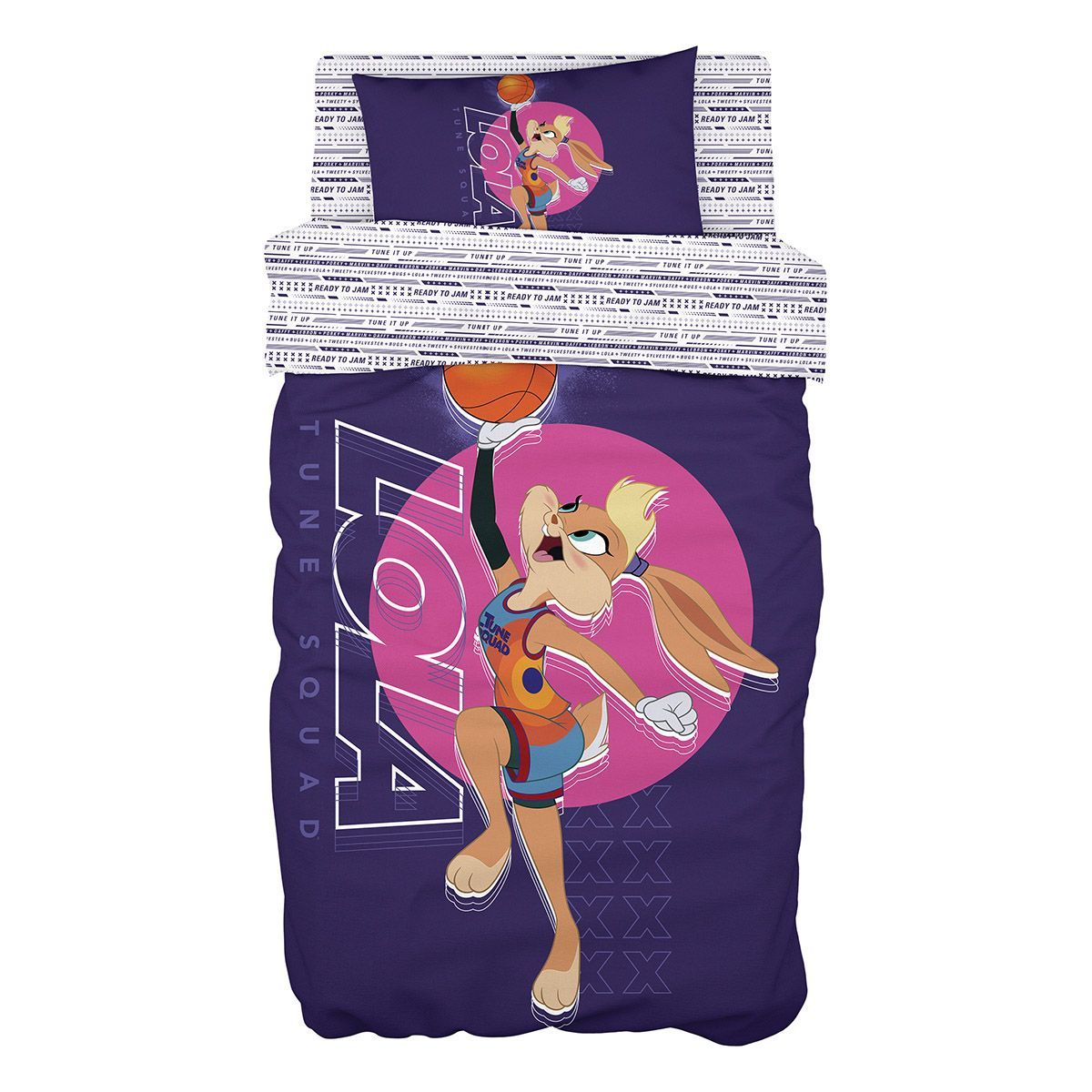 Beauty Home Σετ κουβερλί μονό Art 6193 Space Jam Lola 160x240 Εμπριμέ